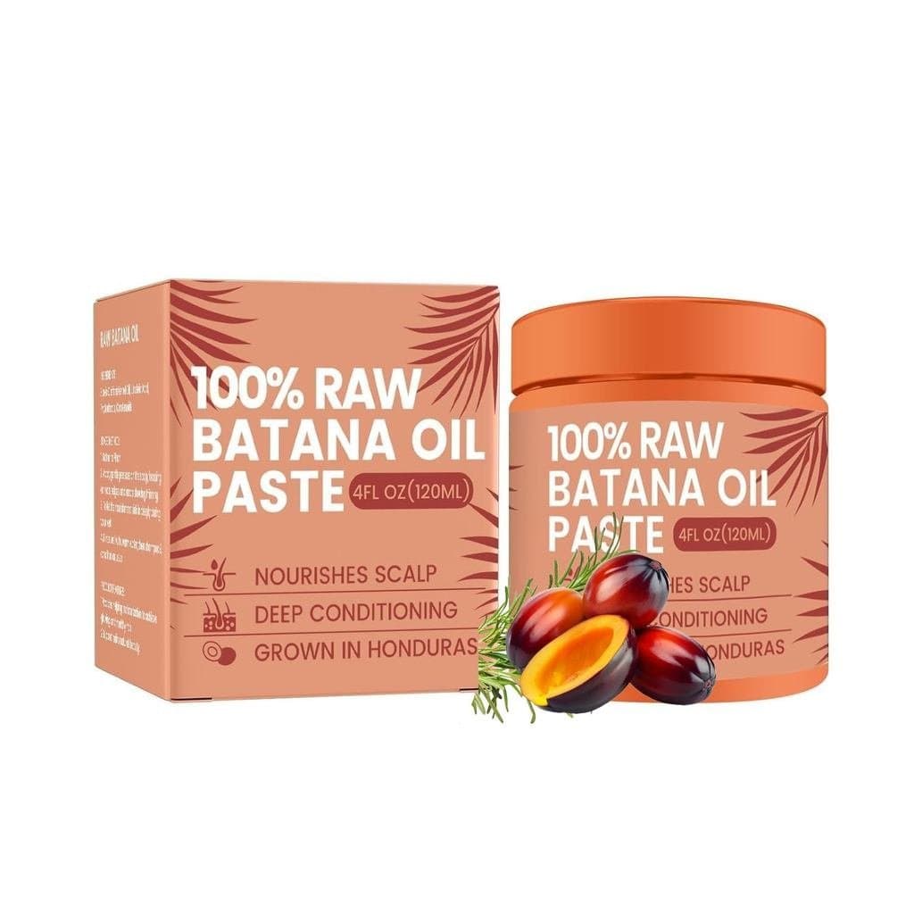 de óleo de Batana não refinado, um nutritivo para o cuidado do couro cabeludo e do cabelo, uma fórmula de
