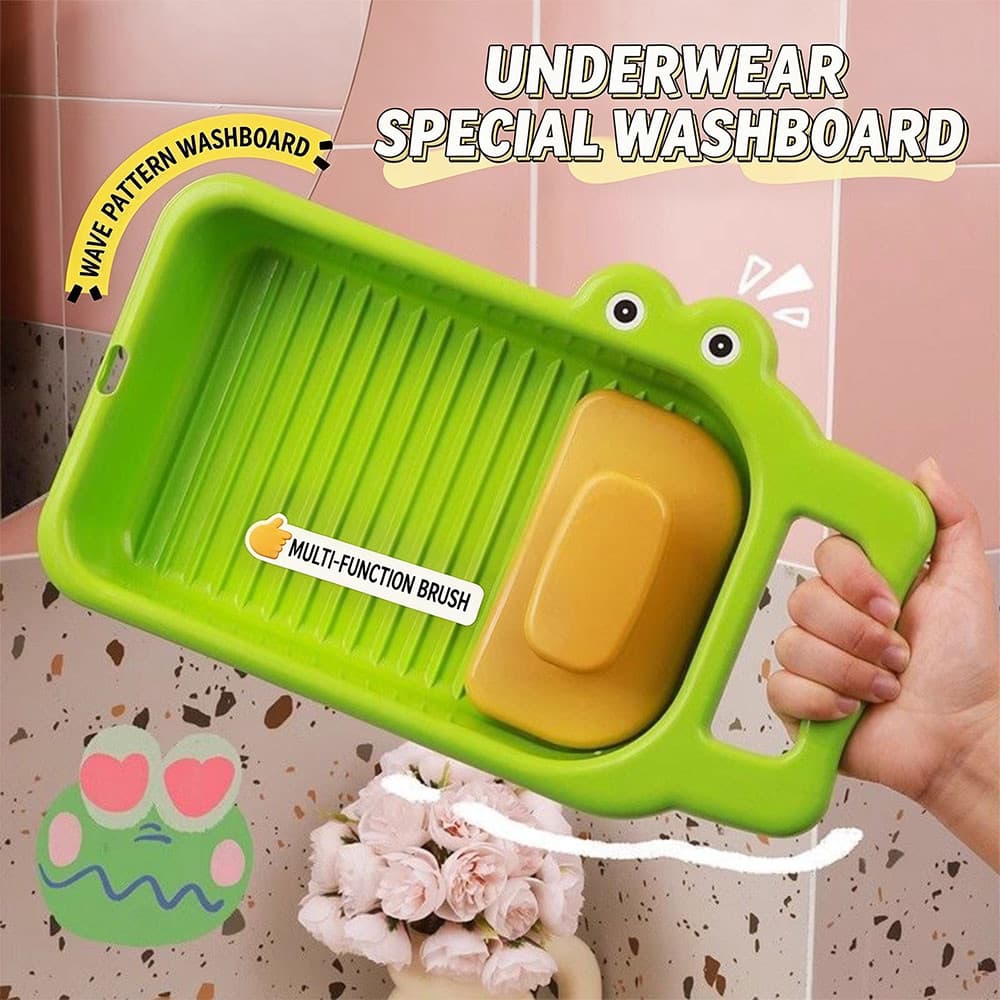 Rolo De Crocodilo Dos Desenhos Animados Mini Tábua De Lavar Roupa Interior Especial Placa De Lavanderia Para As Mãos