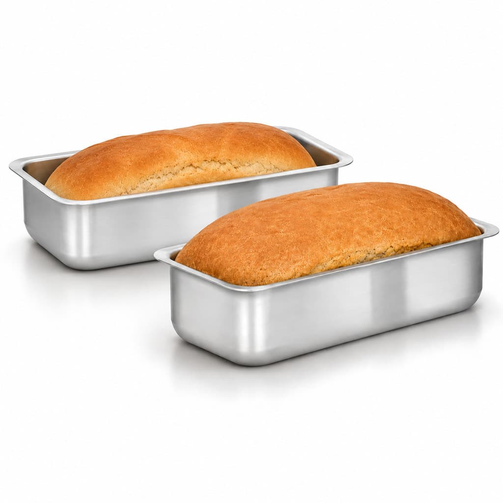 Kit 2 Formas de Pão Assadeira Tabuleiro Extra Grande N°3 - Bolo, Pão Caseiro