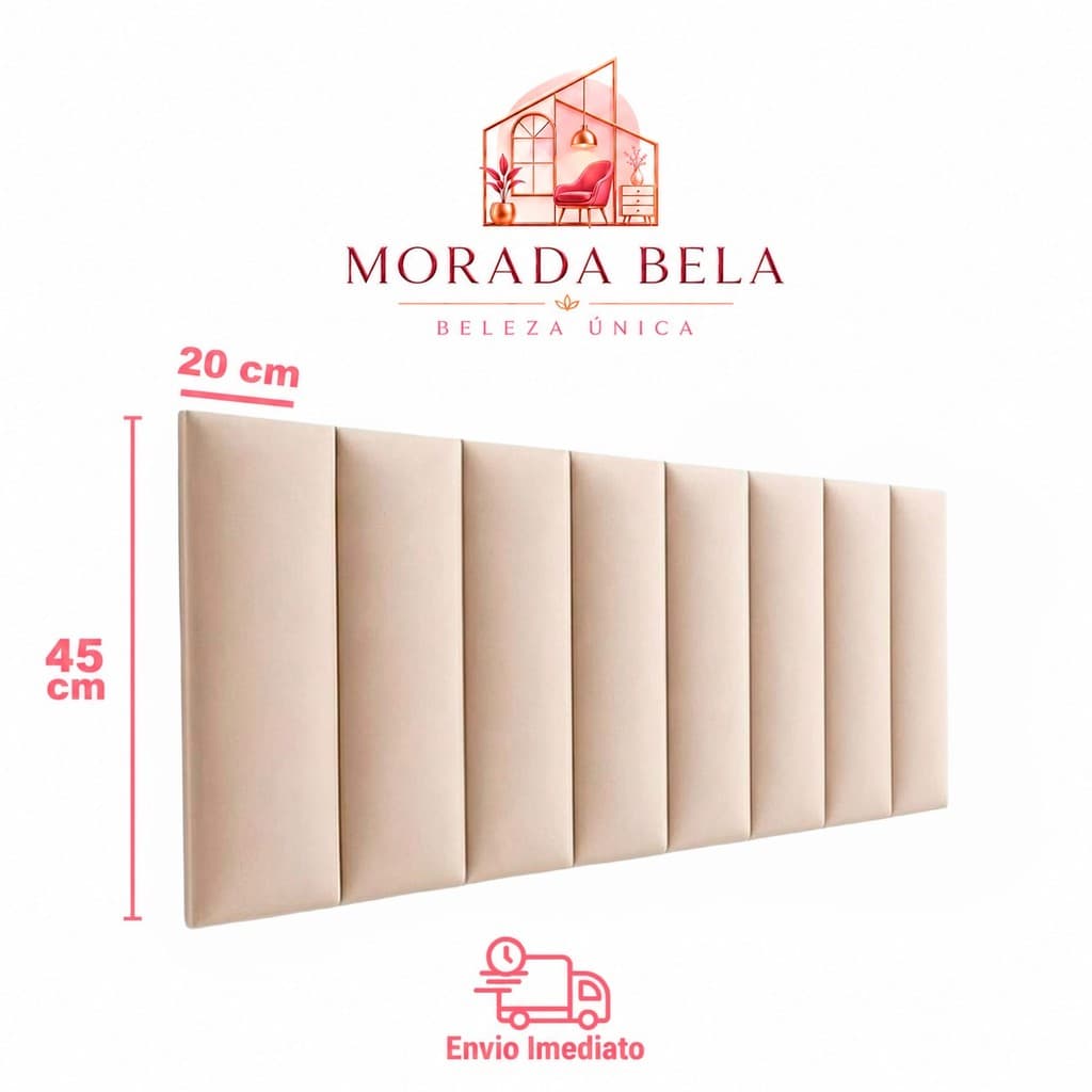 KIT CABECEIRA DE CAMA CASAL COMPETA - ADESIVA- FÁCIL INSTALAÇÃO - !!! ENVIO IMEDIATO !!!