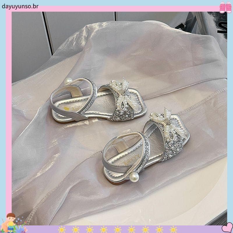 Crianças sapatos 2026 verão novo estilo meninas temperamento All-Match sola macia exterior Wear antiderrapante estilo pr