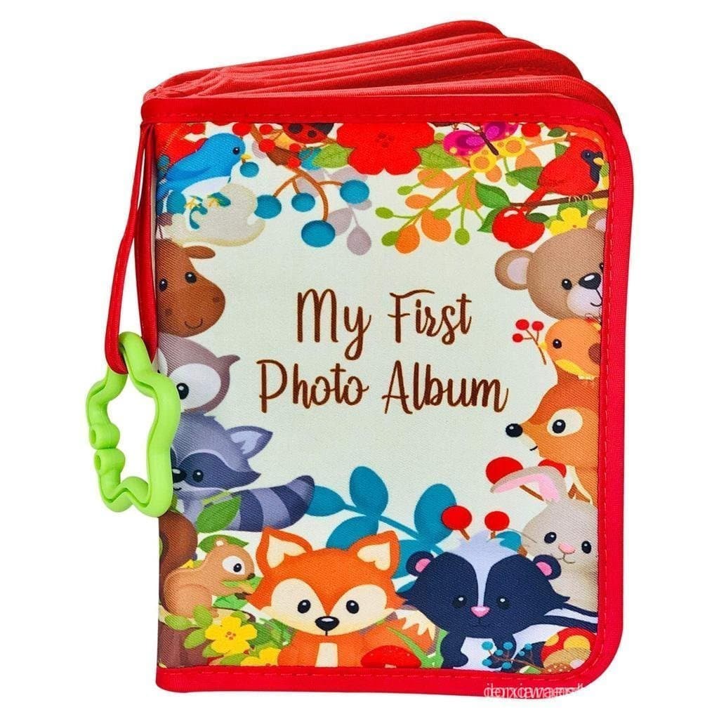 Álbum de Fotos do Bebê - Livro Macio para Fotos do Primeiro Aninho do Bebê |   Meu Primeiro Livro de Fotos com Animais d