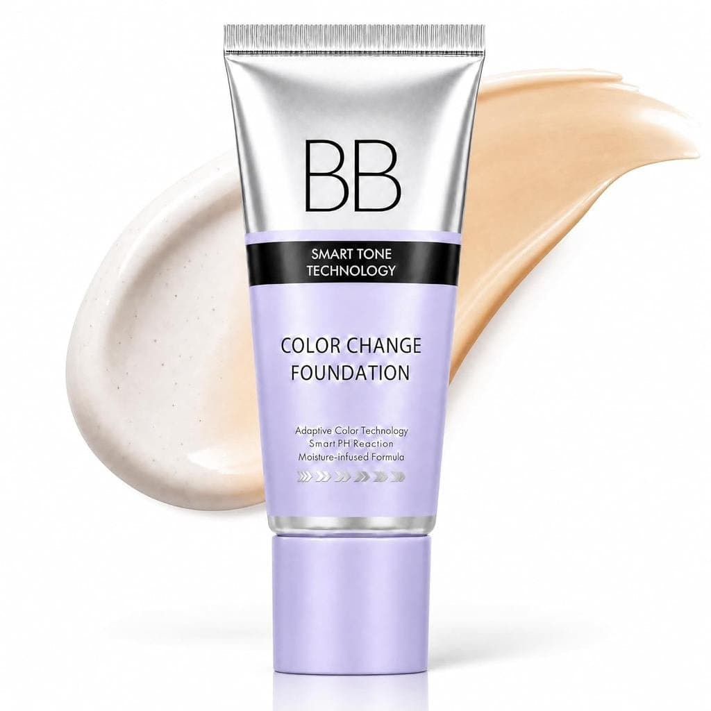 BB Cream, BB Cream com Reação Inteligente ao PH, Hidratante com Cor de Longa Duração, Protetor de Pele, Corretivo, Base