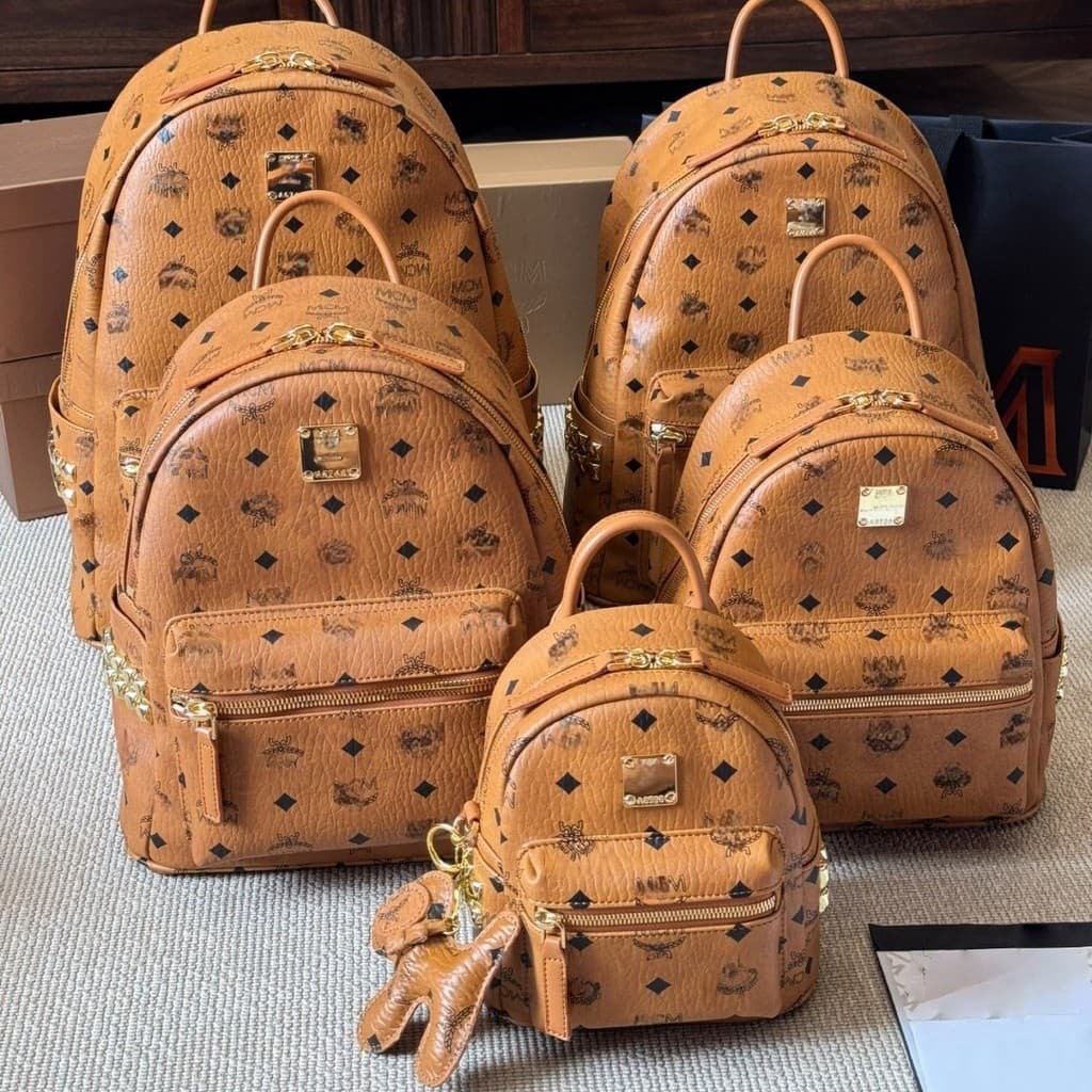 MC Sacola de alta qualidade impressa cesta de vegetais mochila masculina feminina rebites clássicos bolsa de viagem de g
