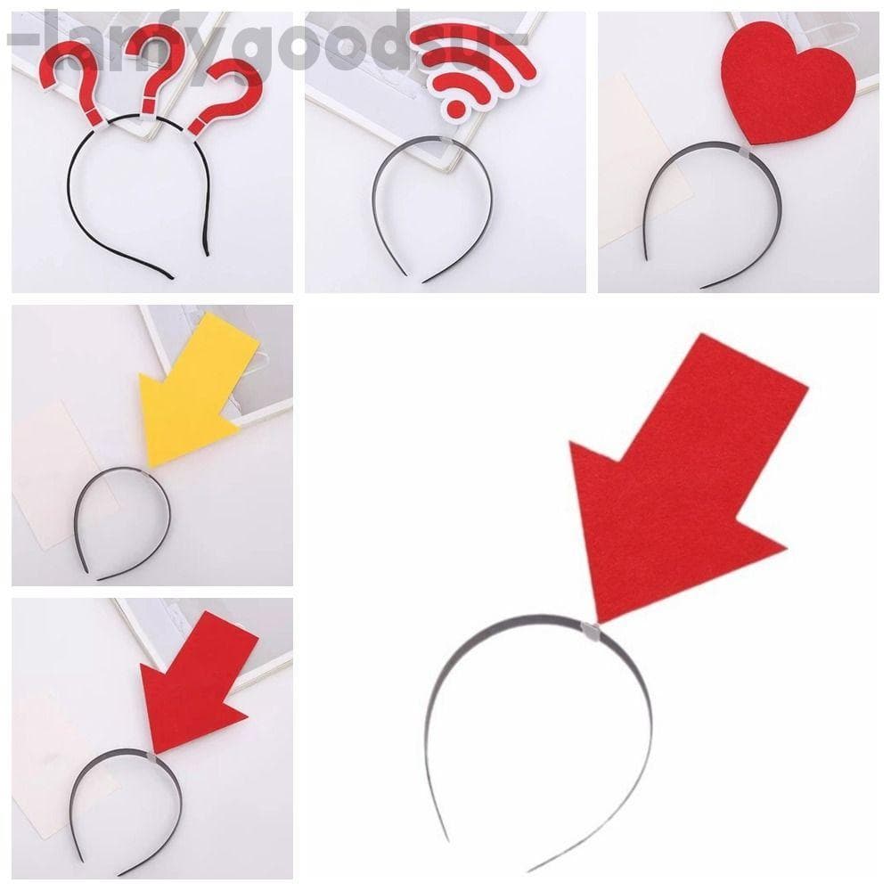 LANFYGOODS Concerto Headwear , Amor 8.6 Polegada Hairband , Ponto De Interrogação Criativa Seta WiFi Faixa De Cabelo Fes