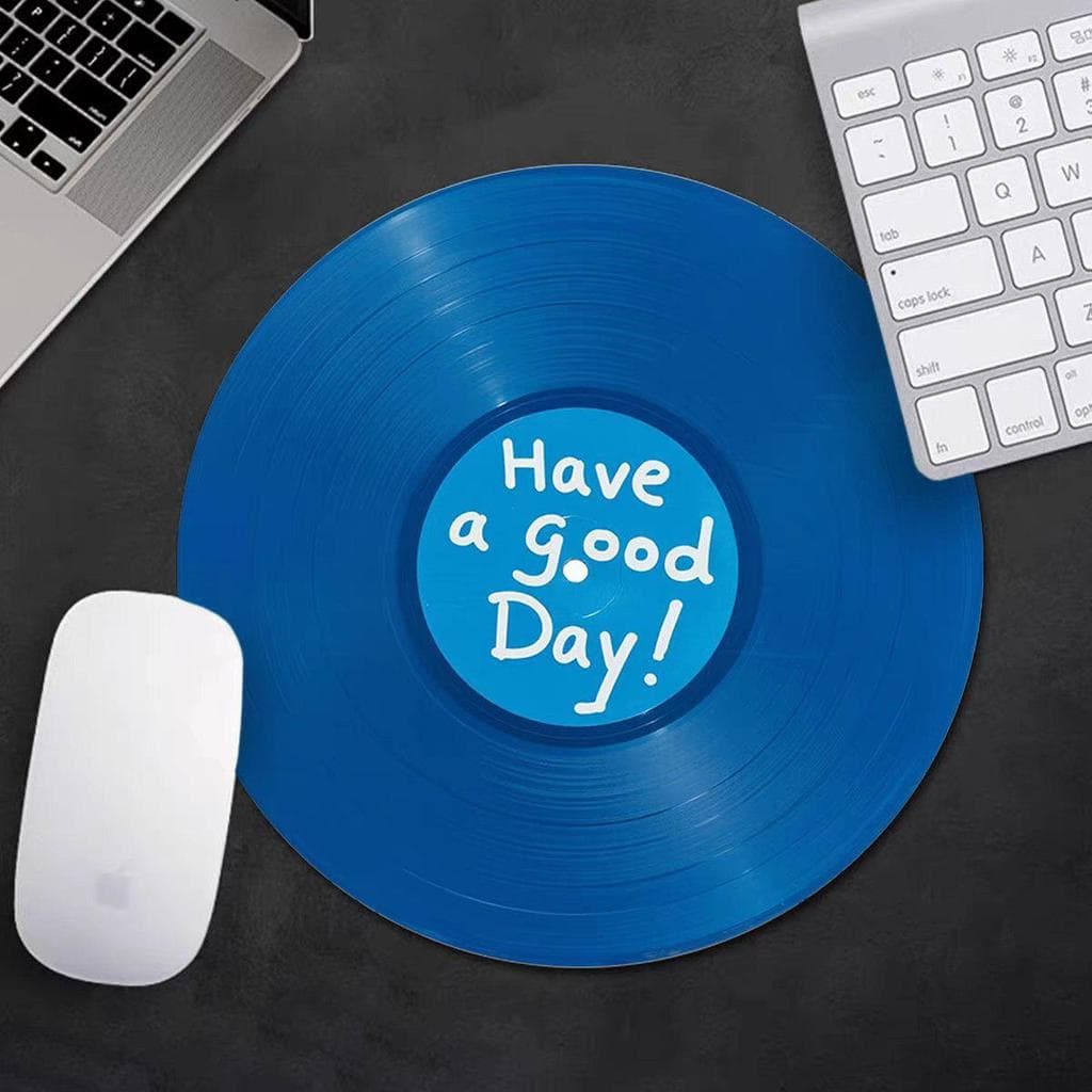 Simples registro Mouse Pad redondo tamanho pequeno mesa de alto valor antiderrapante criativo meninos meninas teclado re