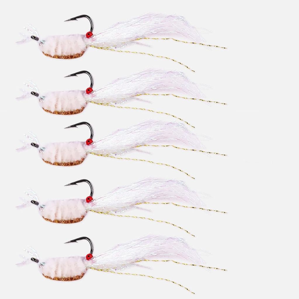 Isca Artificial Luminosa de Camarão em Seda Gelada para Pesca, Iscas de Pesca Brilhantes, Iscas de Plástico Macio para Á