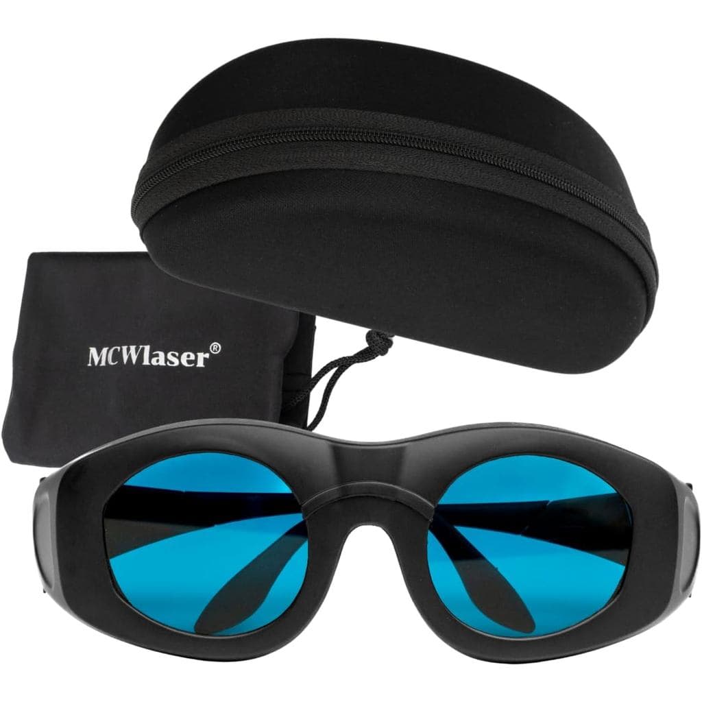 Óculos de Segurança a MCWlaser 600-1100nm OD6+, Proteção Ocular para Laser de Picosegundos/Luz Fria/Laser Yag/Módu