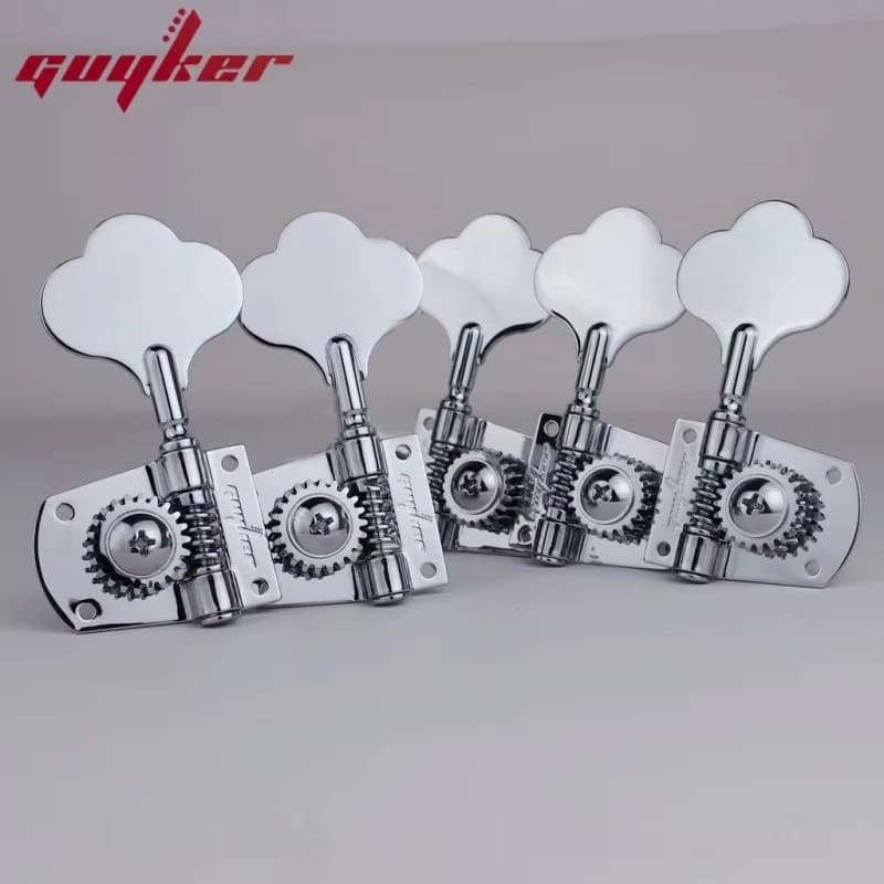 ST-GUYKER Quadro Aberto Baixo Elétrico Tuning Peg Relação De Engrenagem 21 : 1 Cromado Para