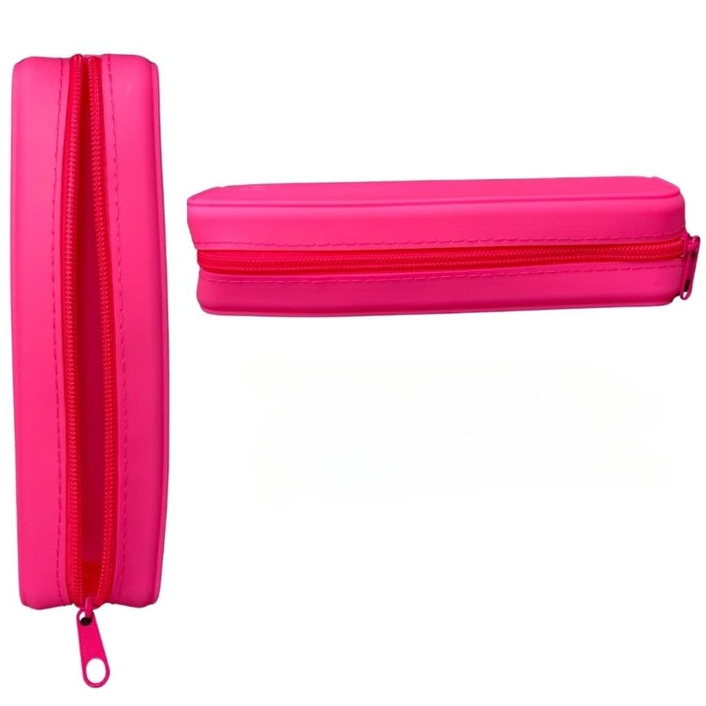 Estojo de Silicone 20x5x5CM - Acp -  PINK