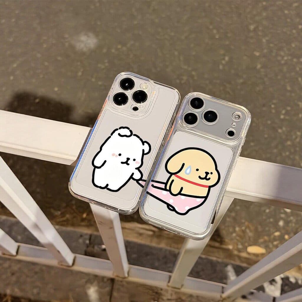 Pronta Entrega |   Capa para iPhone 17 / 16 Pro Max / 15 Plus Edição Casal |   Capa Protetora à Prova de Choque com Esta