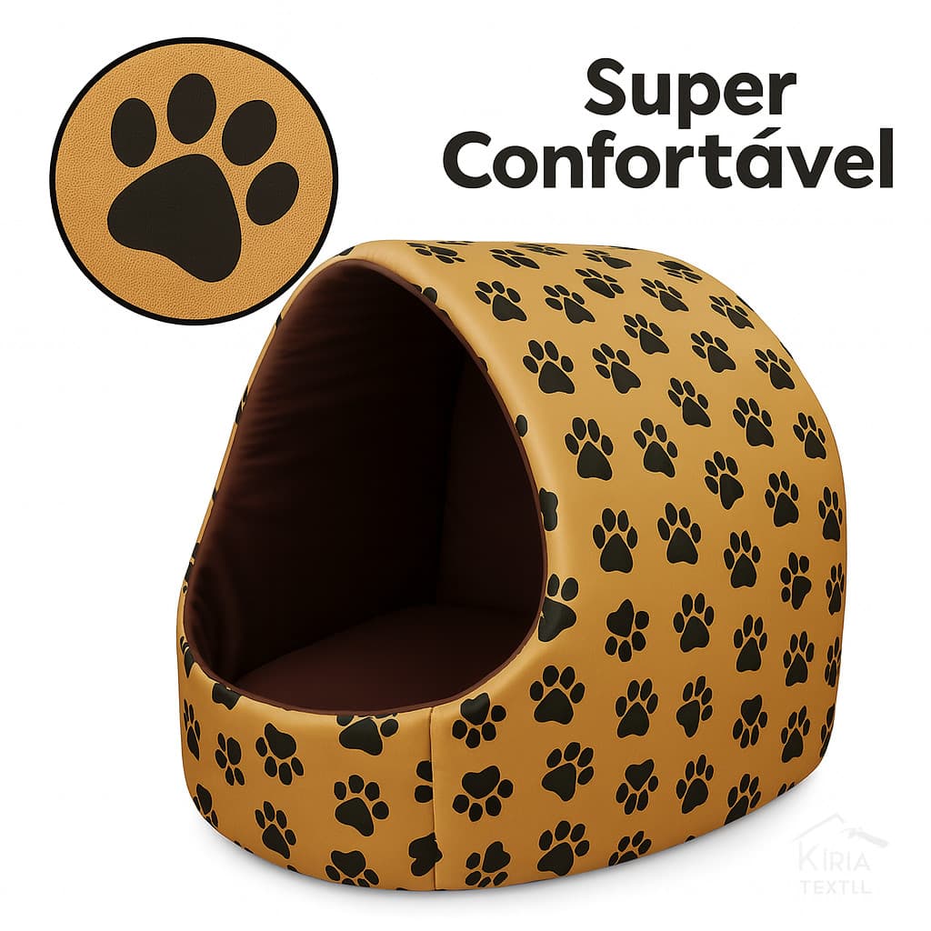 Cama Iglu Pet Antifrio Cachorro Gato Toca Fechada Lavável Tam M G GG