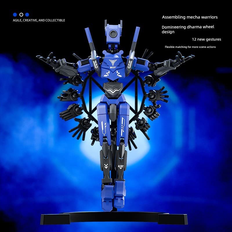 Novo estilo montado Sentinel Joint Man manequim na moda sorte 13 boneca Super móvel criativo montagem modelo figura