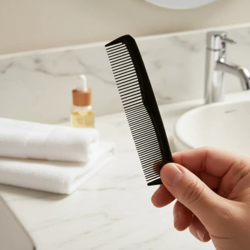 Kit 144 Un Pente Masculino Preto De Bolso Inquebrável