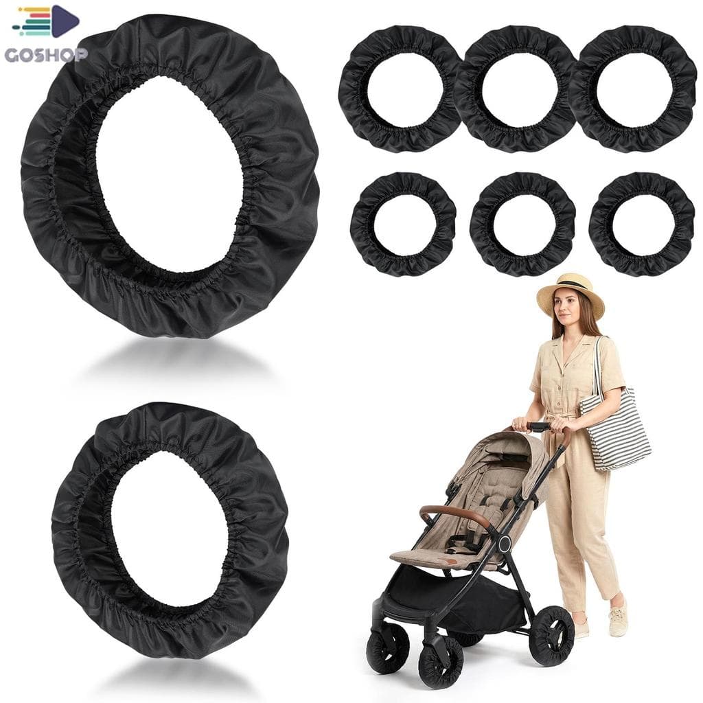 8 Pçs Capas De Roda Oxford Pano Pram Acessórios Capa De Proteção Resistente Pneu Cobre Shopbc5477