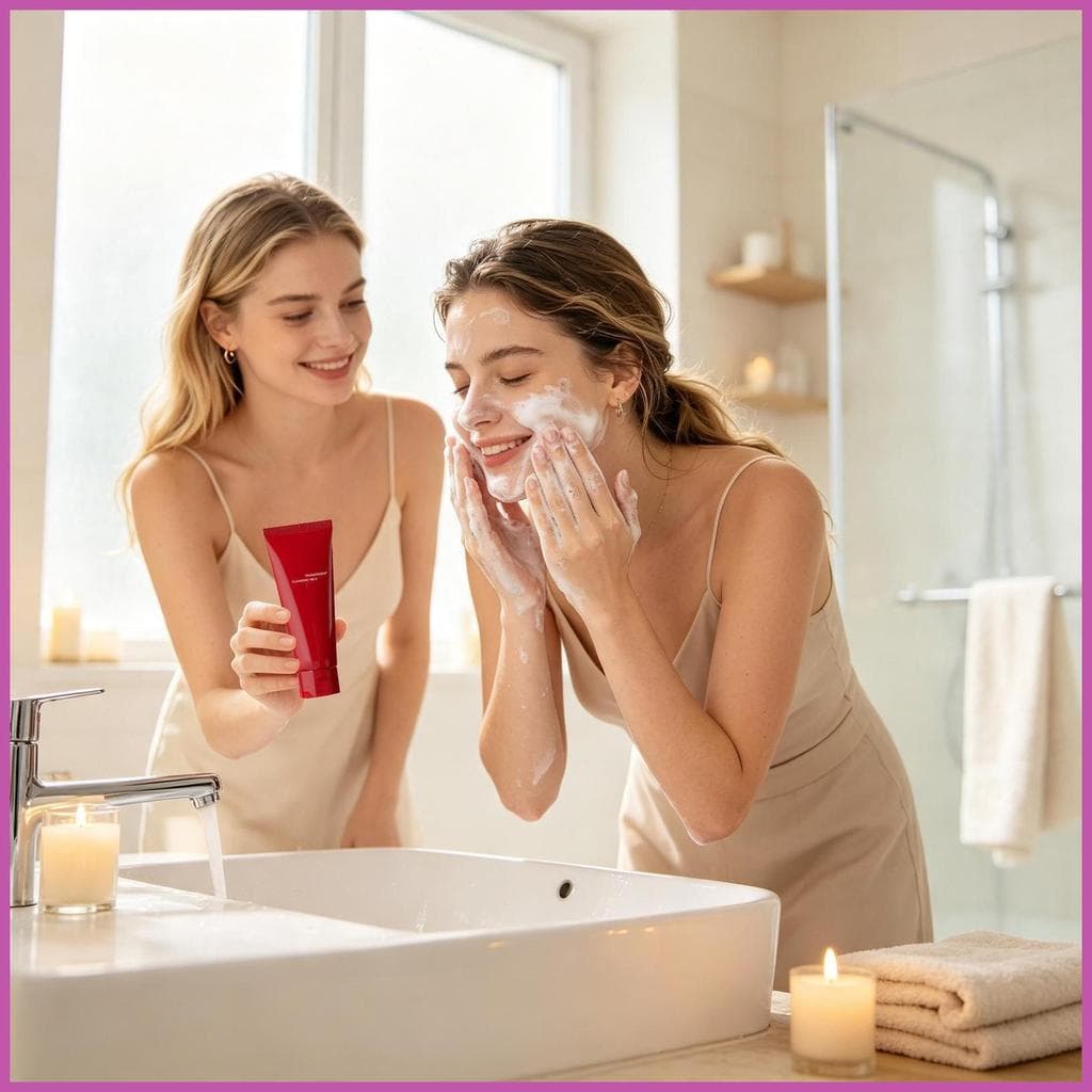 Lavagem Facial 100g Hidratante Controle De Óleo Espuma Rosto Limpador Para Pós-Treino Viagem Em Casa Diariamente wsdph