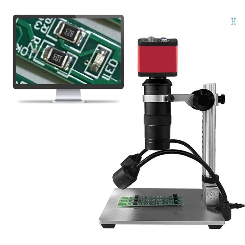 Lente Microscópio H 100X C Montagem Óptica Ampliação 0 5-3X