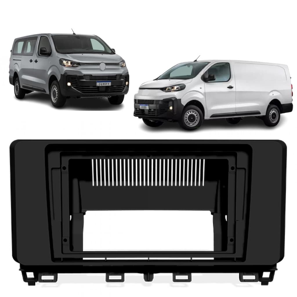 Moldura Multimídia 9 Pol Expert Jumpy Scudo 2025 ABS