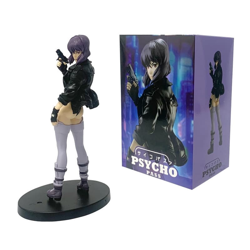 18cm Japão Anime Fantasma Na Concha Figura Kusanagi Motoko PVC Figuras De Ação Decoração Desktop Modelo Coleção Boneca B