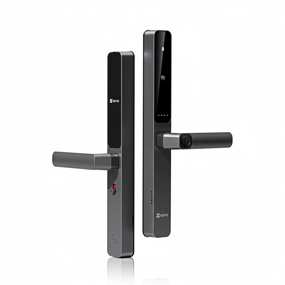 Fechadura Digital Biometria DL06 Ezviz Perfil Estreito IP55