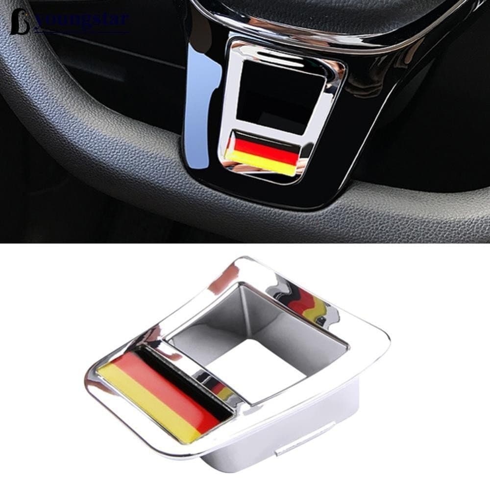 Adesivo De Acabamento Da Tampa Do Volante Interior Carro YOUNGSTAR Para Volkswagen GOLF 7 GTi MK7 POLO 2014 2015 Passat