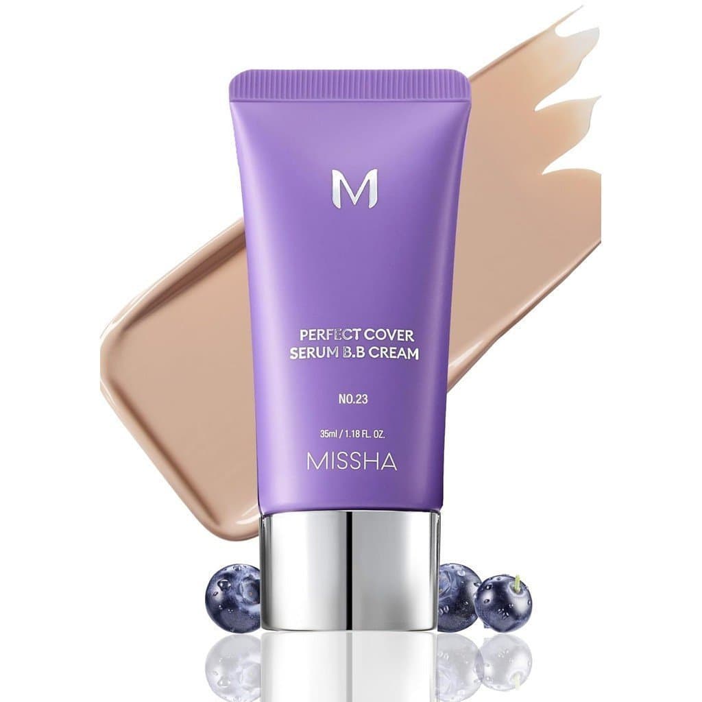 MISSHA M PERFECT COVER SERUM BB CREAM No.23 Bege Natural - Claro/Médio com Subtom Frio/Neutro, BB Cream escolhido pela C