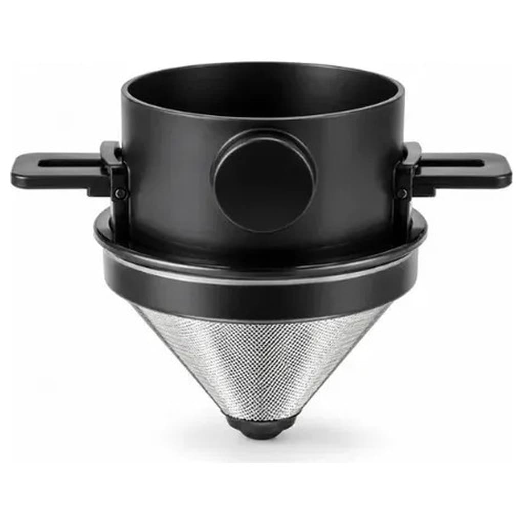 Mini Coador Café Individual Inox HIBULL Portátil Reutilizável Filtro Cônico Sem Papel Pour Over 200ml Compatível