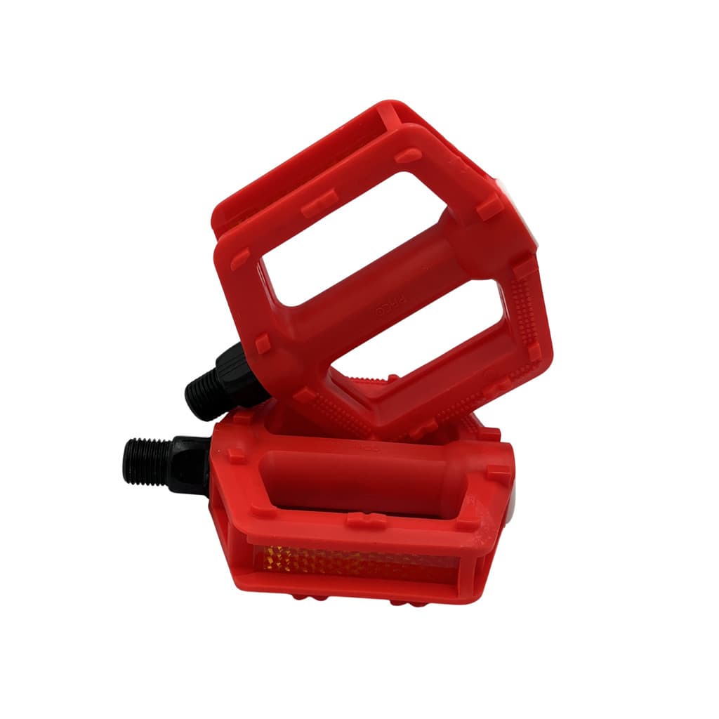 Pedal infantil 1/2 plataforma nylon vermelho sem esfera