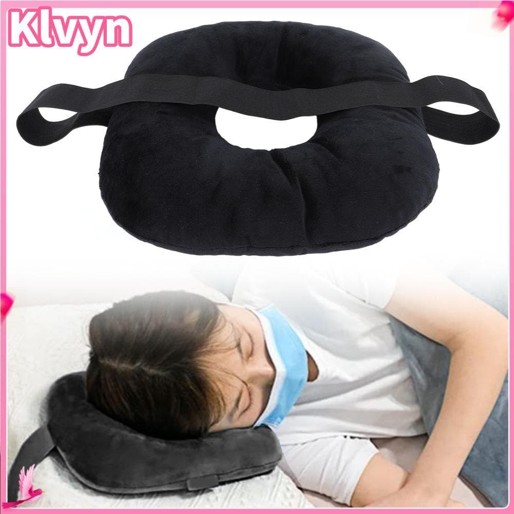 Travesseiro para dormir lateral Klvyn-br Brrnoo com orifício para orelha Suporte respirável alça macia para redução de