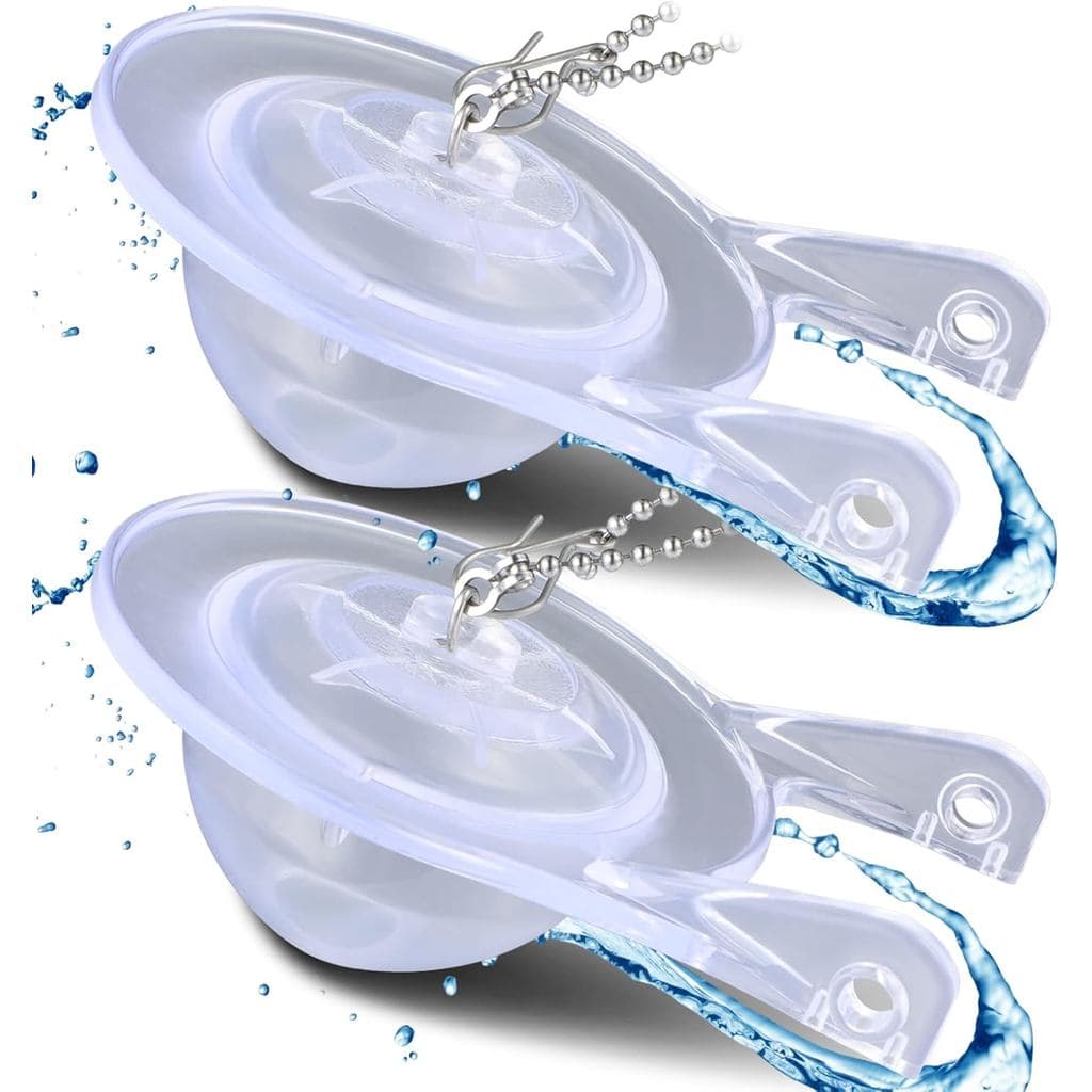 2 Peças Kit de Substituição de Válvula de Descarga de 3 Polegadas para Válvulas de Descarga de Sanitário 99-827, Borrach