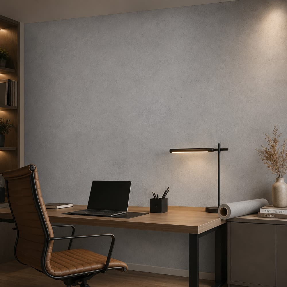 Papel de Parede Adesivo Cimento Queimado Autocolante Lavável para Sala e Quarto – 3 ou 6 Metros