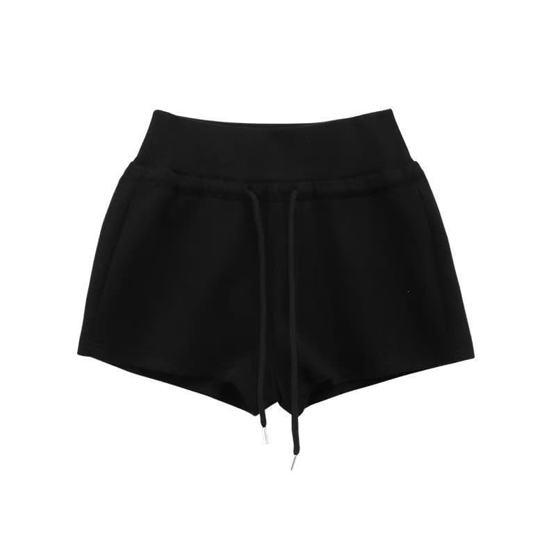 Shorts esportivos com cordão calça Casual