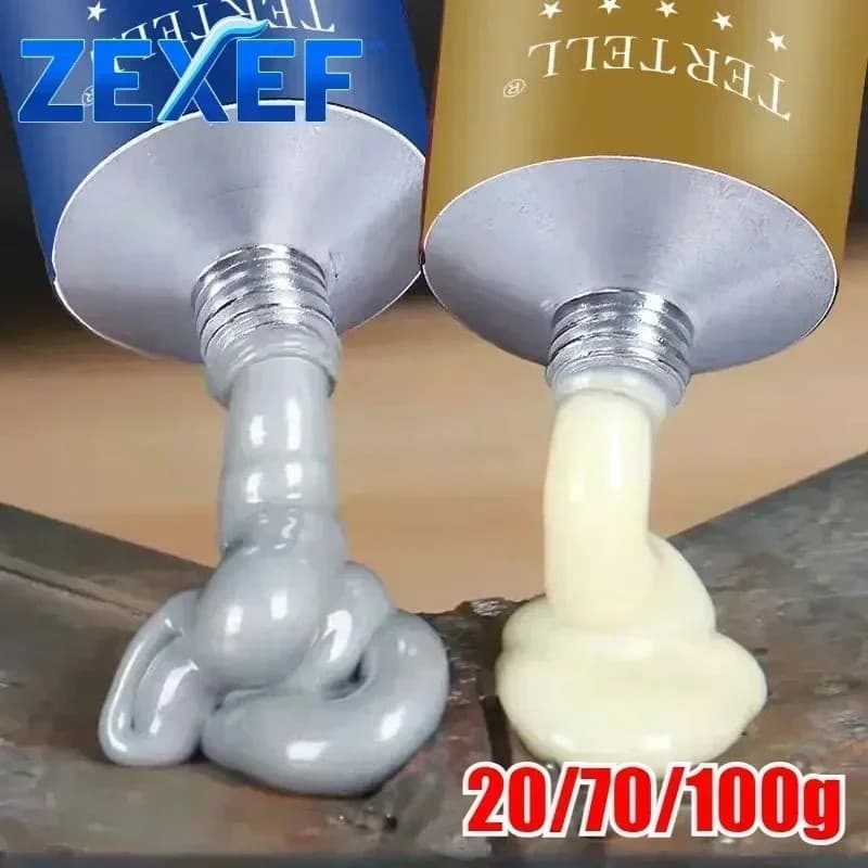 Cola para metal Cola De Reparo Industrial Soldagem A Frio Resistente Ao Calor Pasta De Metal AB