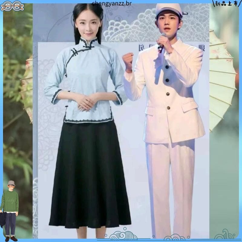 Zhongshan terno quinto quarta juventude república da china Drama traje masculino república da china terno de gola alta