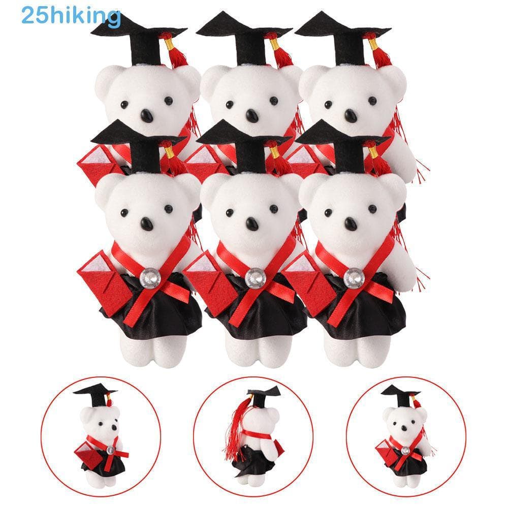 Caminhada 10 Pçs/set Mini Buquê De Flores De Urso , Comemorar Festa De Formatura Temporada Boneca