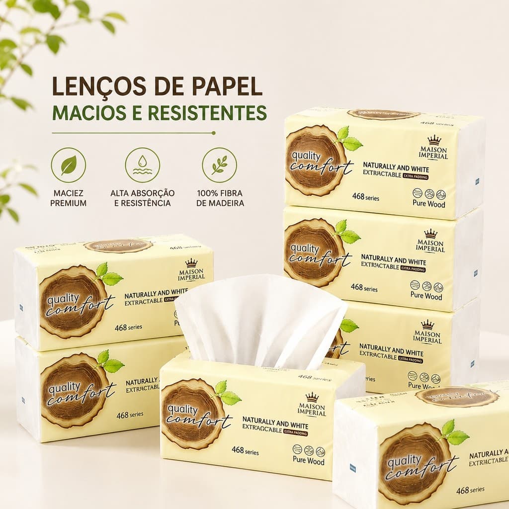 Papel Toalha Interfolha 5 Dobras Branco 400 Folhas Macio Descartável Tong