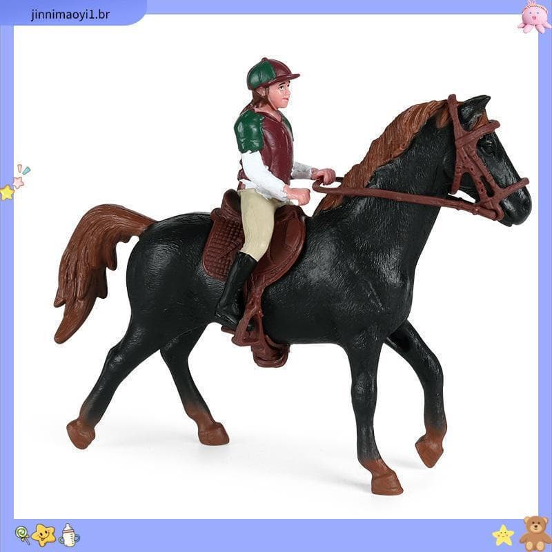 Cavaleiro Equestre Modelo De Simulação De Corrida De Cavalos Equestres Brinquedos