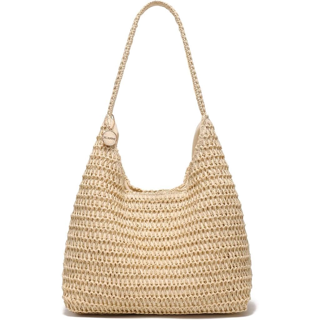 Bolsas de Palha para Mulheres, Bolsa Grande Trançada, Bolsa de Ombro para Praia de Verão, Bolsa Hobo para Férias, Bolsa