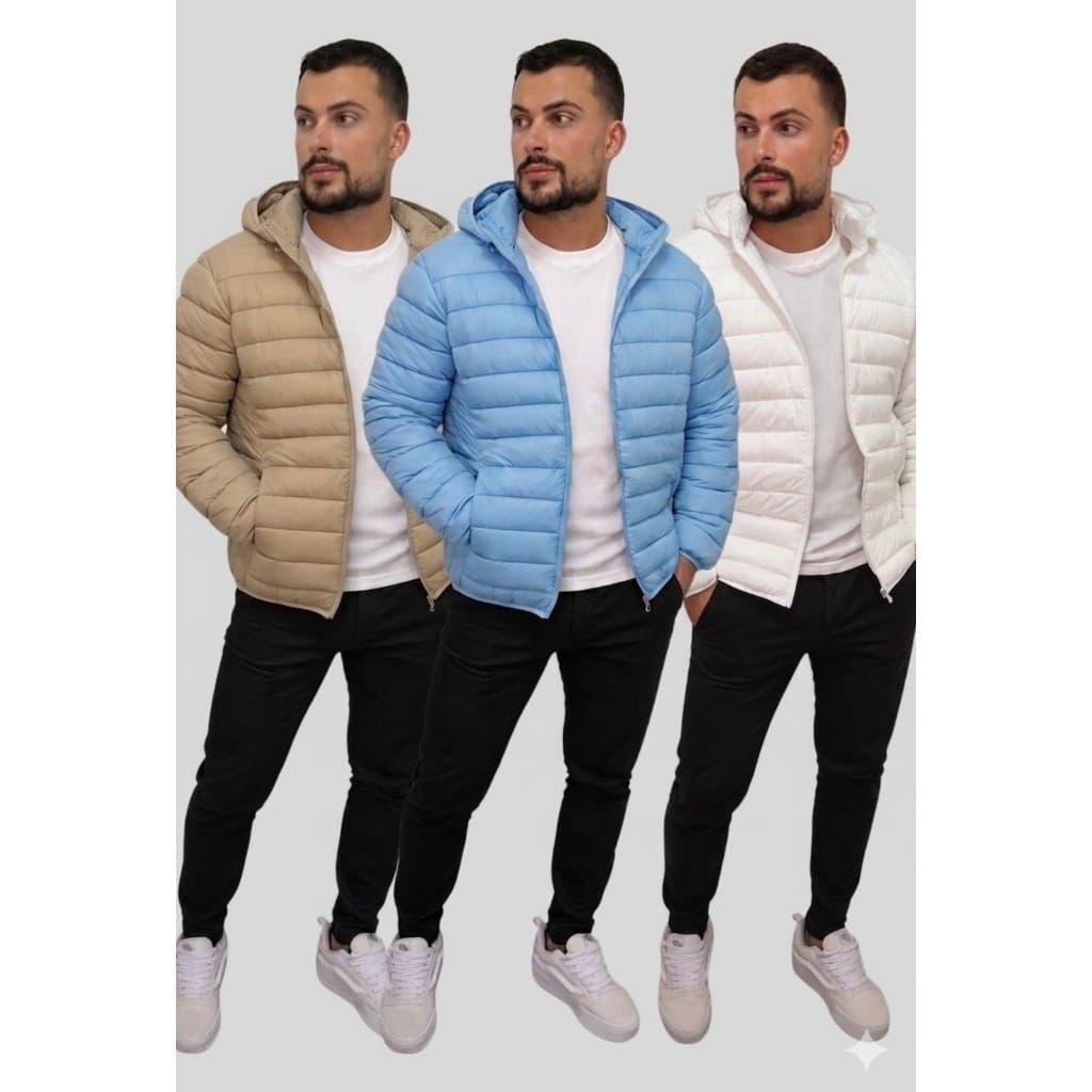 Jaqueta Masculina Bobojaco Impermeável Capuz Removível Alta Proteção Frio Inverno
