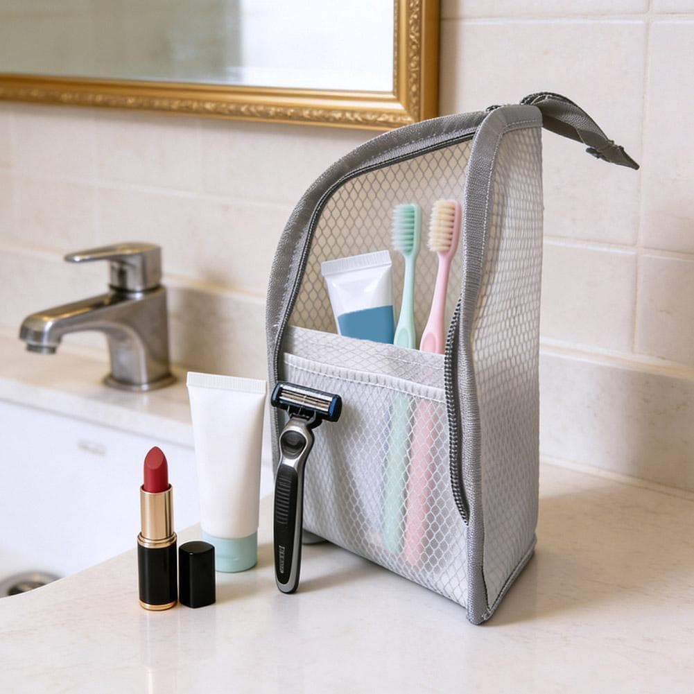 Bolsa De Higiene Portátil Leve Para Viagem Cosmética Em Pé