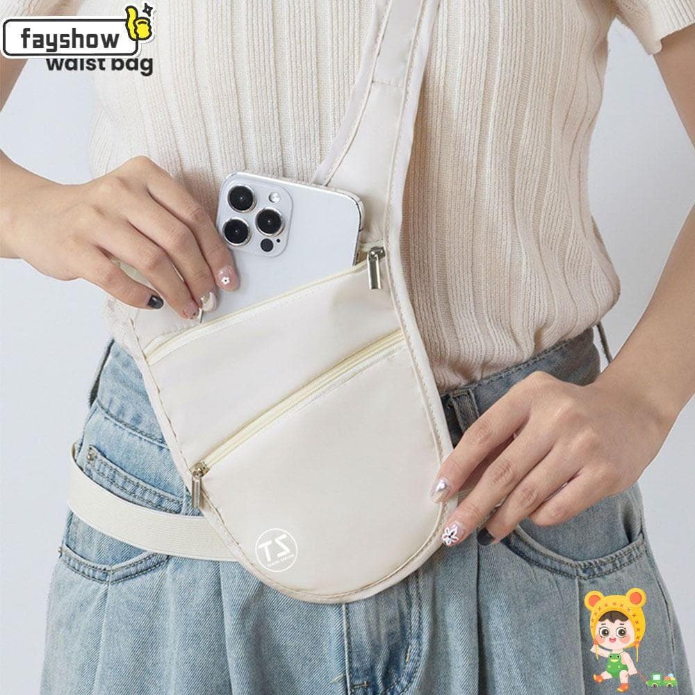 Bolsa De Cintura Esportiva FAYSHOW , Cinto Invisível Antifurto De Grande Capacidade , De Dinheiro Multifuncional Para Vi