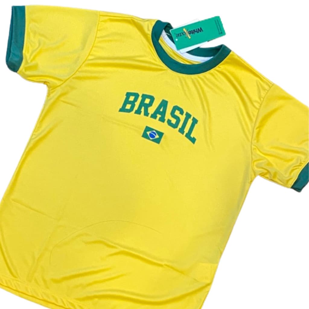 Camisa Brasil Licenciada  WH  COLLECTION White House Juvenil 2026