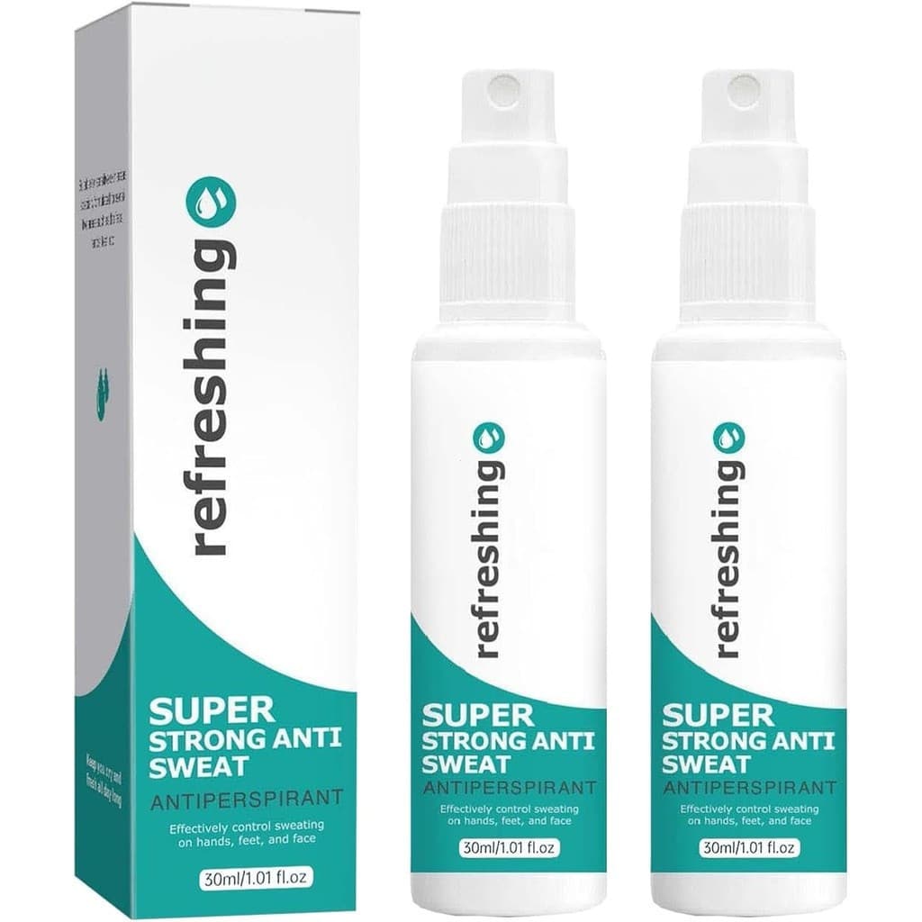 Desodorante Antitranspirante em Spray, Spray Refrescante, Tratamento Antitranspirante Potente para Hiperidrose, Contra S