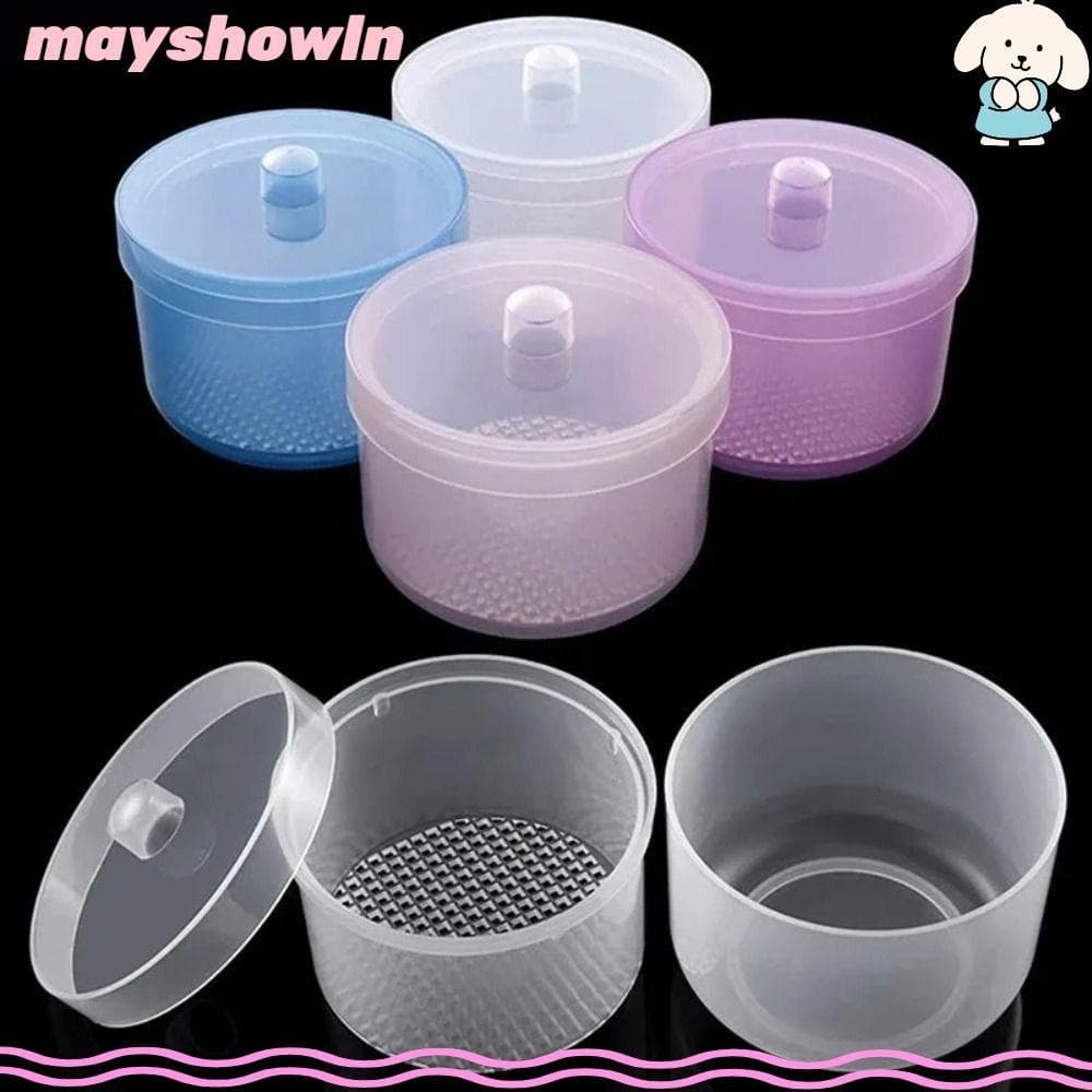 MAYSHOWLN Caixa De Desinfecção Para Nail Art , Com Tampa Rosa Esterilizador De Brocas Plástico