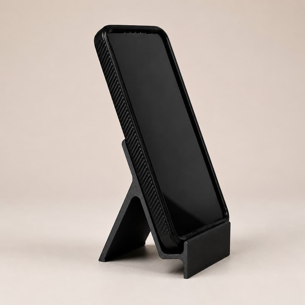 Suporte de Celular e Tablet de Mesa Ajustável Impressão 3D Base para Smartphone Escritório