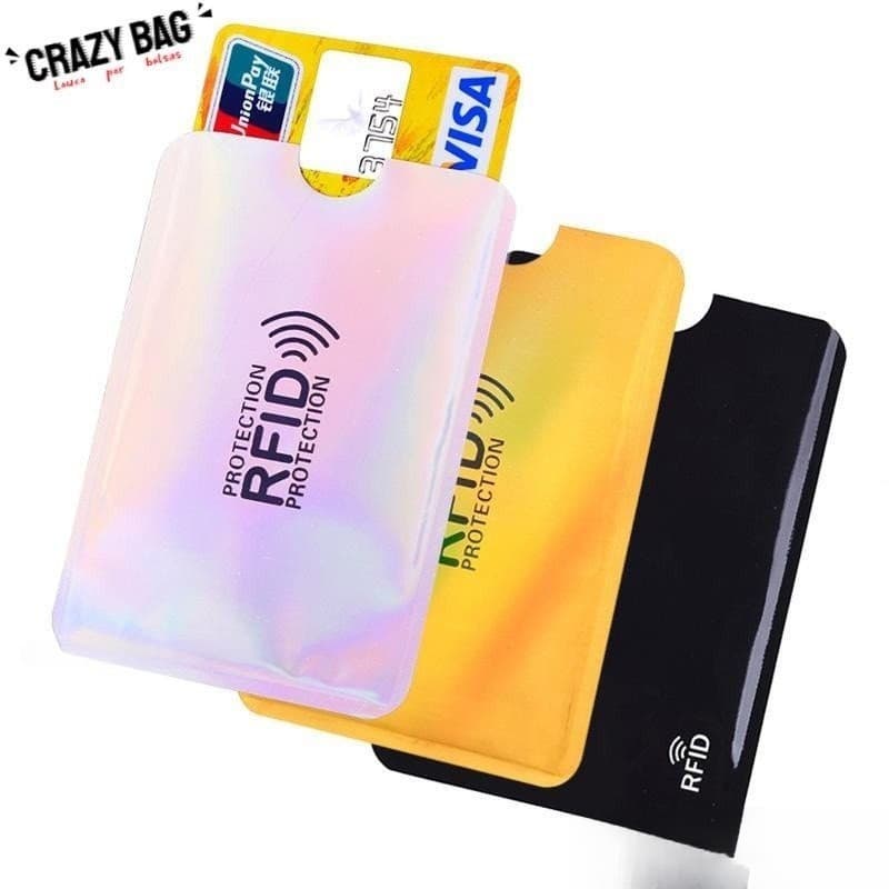 Conjunto de 1 peça RFID Anti-Scan Metal alumínio capa protetora OGDV