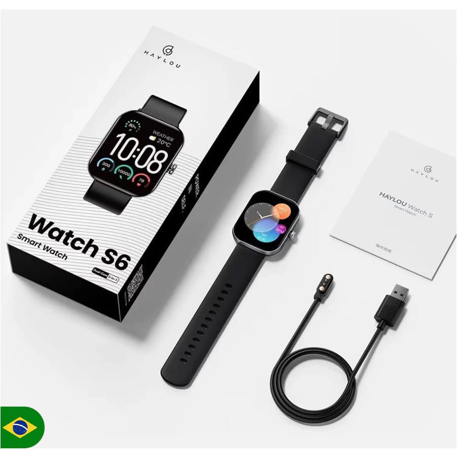 Promoção Smartwatch Haylou Watch S6 relogio inteligente