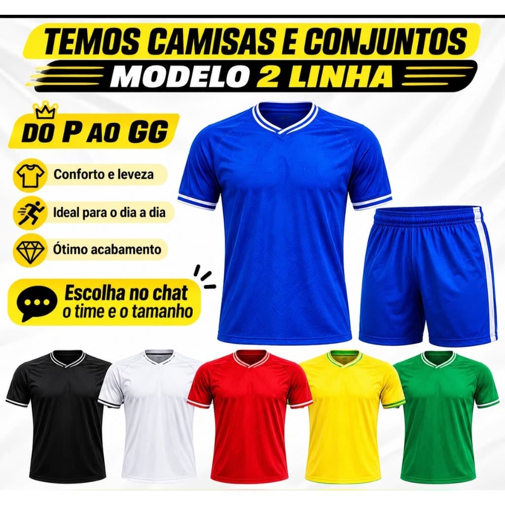 Camisas esportivas Europeu