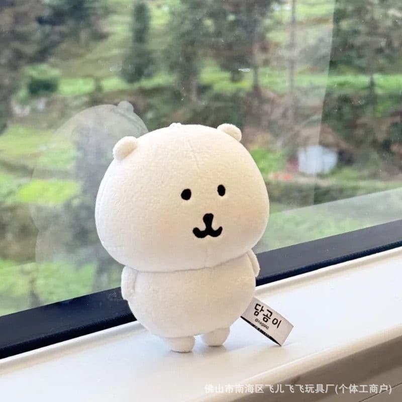 13cm auto-rindo urso pingente óculos coleção óculos de sol bonito roupas do bebê acessórios nagano coreano urso boneca a