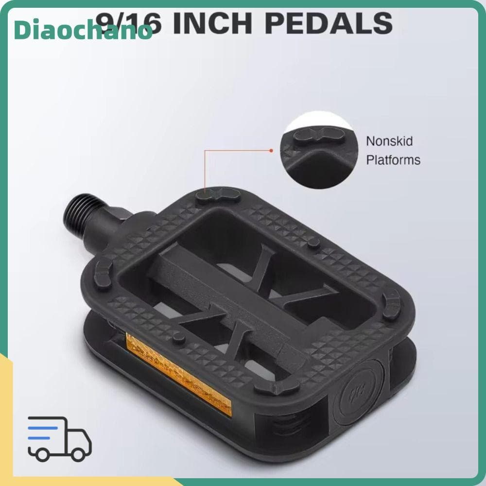 Pedais De Bicicleta DIAOCBR , Pedal De Estrada Antiderrapante 9'16 MTB , Acessórios Ciclismo Ultraleve Mountain Bike Pé